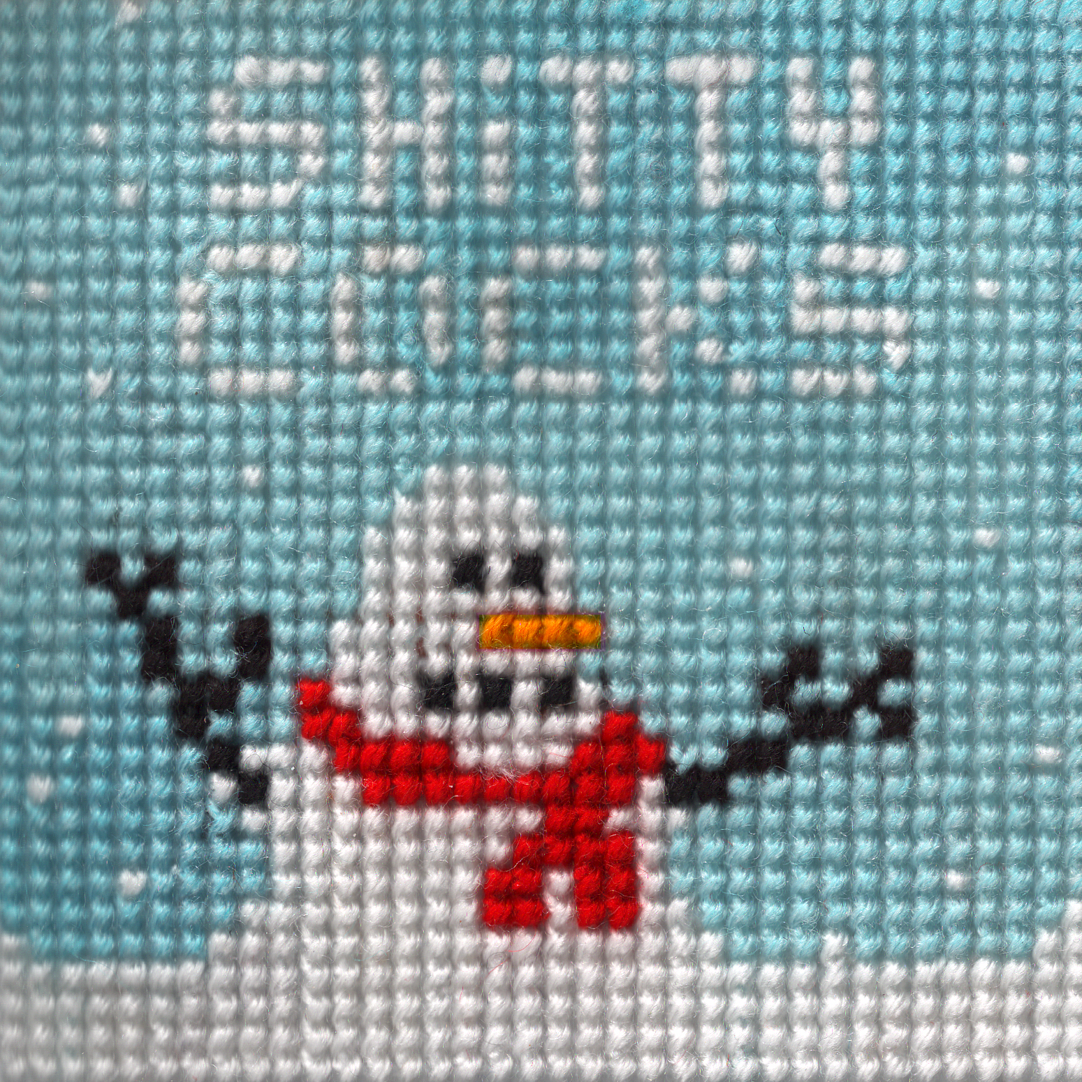 'Snowman' from the series 'Profanities'